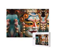 Poezjzw Tipos de rompecabezas de maquillaje facial para adultos, 300 piezas, rompecabezas de madera para familia, amigos, decoración del hogar, arte de pared, 15.7 x 11 pulgadas