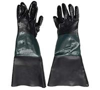 POFET 1 par de guantes de protección de trabajo de repuesto de 60 cm para chorro de arena