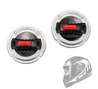 POFET - 1 par de Soportes para Visera de Casco de Motocicleta con Interruptor Giratorio para Lentes de Casco LS2, etc.