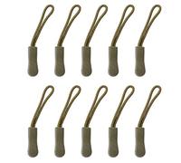 POFET 10 tiradores de cremallera para extensión, color verde