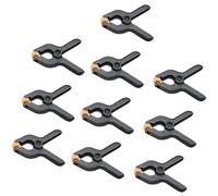 POFET 10 x 2 abrazaderas de muelle grandes de plástico resistente para mercado de lona de nailon