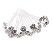 POFET 100 mechas de vela, 4,5 cm, mechas preenceradas para hacer velas