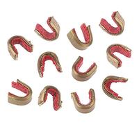 POFET 10pcs Bowstring Nocks Clips de Hebilla Punto de nocking para la Caza de Tiro con Arco