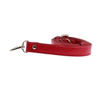POFET 110 - 130 cm ajustable de piel auténtica bolsa de hombro correa de repuesto accesorios - rojo