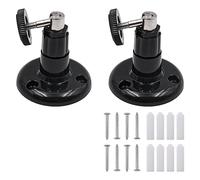 POFET 2 uds Soporte de cámara de Anillo 1/4 "Soporte de Montaje en Pared para cámara Soporte de cámara Giratorio de 360 Grados para Arlo Pro