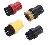 POFET, 4 Uds., Cepillo de Alambre de Nailon + latón, boquillas, Cepillo de Limpieza a Vapor para limpiadores de Vapor Kärcher SC1 SC2 CTK10 SC3 SC4 SC5 SC7