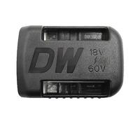 POFET 5 Piezas de Soporte de batería de Herramientas para Dewalt Tapa de batería Clip de cinturón Soporte de suspensión de batería en la Pared del Estante Clips de batería Aptos (Negro)