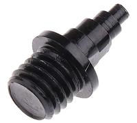 POFET 50 Piezas Spikes Acero Inoxidable, Clavos Atletismo Clavos para Zapatos con Llave para Clavos Clavos de Repuesto Picos Antideslizantes para Zapatos Deportivos Trotar Correr (Negro)