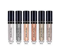 POFET 6pcs / Set Shinning Eyeshadow Liquid Makeup Glitter Glow Eye Shadow Shimmer - B, como se Describe