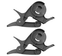 POFET Abrazadera de Papel de Regalo,Cinta, Abrazaderas Mesa Papel Embalaje ABS con dispensador Cinta, Suministros Envoltura Regalos, Cinta Envoltura Navidad, Herramientas Envoltura