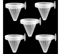 POFET Comedero de gusanos rojos para acuario, dispensador de gusanos de sangre, 5 unidades