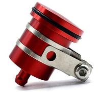 POFET Depósito de líquido de Embrague de Freno de Aluminio para Motocicleta, Copa de Aceite Delantera o Trasera para CBR 125R 150R 1000RR 1100R GROM MSX12 ect. - Rojo