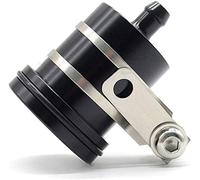 POFET Depósito de líquido de Embrague de Freno de Aluminio para Motocicleta, Copa de Aceite Delantera o Trasera para CBR 125R 150R 1000RR 1100R GROM MSX12 ect. - Negro