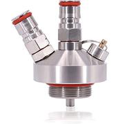 POFET Dispensador de Cerveza de Barril, Mini dispensador de Cerveza de Barril de Acero Inoxidable 304 Merrday Dispensador de Lanza para Craft Beer Growler