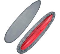POFET - Funda Profesional Impermeable para Kayak Canoa, para Almacenamiento al Aire Libre, protección contra el Polvo UV Protector Protector para Barco de Pesca, Canoa (Apto para Kayak de 3 a 3,5 m)