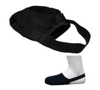 POFET Fundas para Dedos de los pies de Calcetines fundidos,Suaves, elásticas, Antideslizantes,se Ajustan al Protector de Dedos de los Calcetines fundidos para la mayoría de los pies fundidos (Negro)