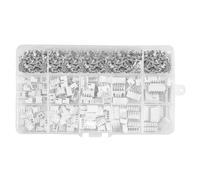POFET Kit de Conector JST PH 2.0, Adaptador Macho y de Tuerca, Kit de Conector de Cable Adaptador JST de 2/3/4/5/6 Pines, F-066, 580 Piezas