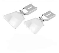 POFET POFETProtectores de Ojos para Amoladora de Banco, Banco Amoladora, Caja de Acero Inoxidable, Accesorios de fijación de Escudo para Amoladora Banco tipo125/150, 2 uds.