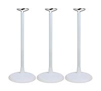 POFET Soporte de muñeca Ajustable Blanco de 3 Piezas para muñecas Americanas de 10-14 Pulgadas y Soporte para exhibición de muñecas para bebés