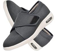 POFH Zapatos Especiales para Juanetes, Zapatillas Mujer Ortopedica, Zapatos Juanetes Mujer, Zapatos Ortopedicos Mujer Ancho Especial, Calzado para Fascitis Plantar Mujer (Color : Grey, Size : 37 EU)