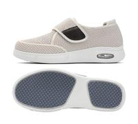 POFH Zapatos Ortopedia para Juanetes para Pies Delicados Mocasines sin Cordones para Hombre Zapatillas Casual para Sin Calzado de Walking Deportivo Bajas Ligerasy Transpirables(Beige,37 EU)