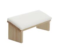 Poggiabraccio Per Unghie Tech - Braccioli Per Manicure In Pelle PU Con Design Smussato In Legno | Comodo Poggiatesta Per Lucidatura Unghie | Il Robusto Supporto Per Per Il Salone Di Casa,