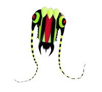 POGHYD Cometa Trilobite for niños y adultos, portátil, de poliéster, novedosa, fácil de volar, juguete enorme y fácil de usar for parques y patios.