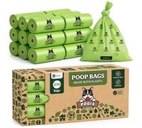 Pogi's Poop Bags - Bolsas Compostables para excremento de Perro - 18 Rollos (270 Bolsas) - Impermeable, Vegetal, Bolsas Compostables para Residuos de Perros con Certificación ASTM D6400, EN 13432