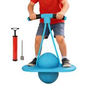 Pogo Ball for Kids - with Handle Fun Balance Toys, Kids Outdoor Play Bouncing Balls with Non-Slip Grip, Heavy-Duty Hopper Ball, Physical Coordination Trainer for Indoor and Outdoor Home Prechool
