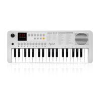POGOLAB MK1 - Piano de teclado para niños de 37 teclas, mini piano multifunción portátil con excelente calidad de sonido, altavoz integrado y pantalla LED, pequeño teclado de música eléctrico, regalo
