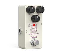 POGOLAB Pedal de Efectos Analógico de Delay, Perillas de Repetición Mezcla Tiempo, Carcasa de Aleación de Aluminio, True Bypass, para Guitarra Eléctrica