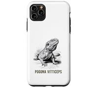 Pogona Vitticeps Dragón Barbudo Ilustración Científica Carcasa para iPhone 11 Pro MAX