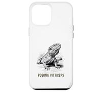 Pogona Vitticeps Dragón Barbudo Ilustración Científica Carcasa para iPhone 12 Pro MAX