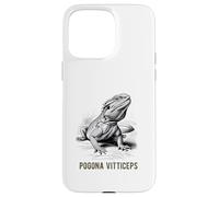 Pogona Vitticeps Dragón Barbudo Ilustración Científica Carcasa para iPhone 15 Pro MAX