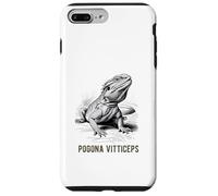 Pogona Vitticeps Dragón Barbudo Ilustración Científica Carcasa para iPhone 7 Plus/8 Plus