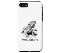 Pogona Vitticeps Dragón Barbudo Ilustración Científica Carcasa para iPhone SE (2020) / 7/8
