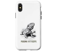 Pogona Vitticeps Dragón Barbudo Ilustración Científica Carcasa para iPhone X/XS