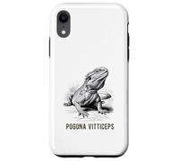 Pogona Vitticeps Dragón Barbudo Ilustración Científica Carcasa para iPhone XR