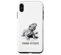 Pogona Vitticeps Dragón Barbudo Ilustración Científica Carcasa para iPhone XS MAX