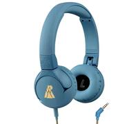 POGS Auriculares con cable para niños, The Elephant 2, ajustables, duraderos para niños de 3 años en adelante, limitados a 85 dB, micrófono, supraaurales, función de intercambio de música, cable de