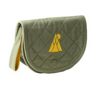 POGS Bolsa de viaje de canguro | Auriculares de canguro | Material 100% reciclado tejido a mano | Bolsa de protección (beige), Green, Talla única