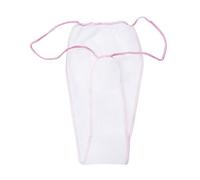 POHOVE 100 bragas desechables para mujer, ropa interior de spa, ropa interior, envolturas de bronceado, telas no tejidas suaves para mujeres spa (blanco, tamaño: talla libre)