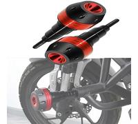 POIBNZ 2 Piezas Protector De Carenado Deslizante para Honda CBR 1000RR CBR1000RR CBR 1000 RR, Marco De Escape Deslizadores Almohadillas De Tope de Choque Protector contra Caídas,A Red