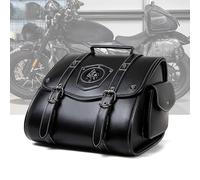 POIBNZ Bolsa de Moto de Cuero para Piaggio Beverly S 300 und 400 Modell 2021, Impermeable Lateral y Trasera Bolsa de Sillín de Almacenamiento, Caja de Herramientas Tipo Maleta
