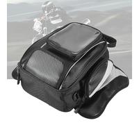 POIBNZ Bolsa Deposito Moto Magnética para Ducati Scrambler Cafe Racer 2017-2020, Impermeable Bolsa Sobredeposito Moto Mochila para Motocicleta, Bolsa para Teléfono Móvil con Pantalla Táctil