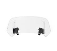 POIBNZ Extensión del Parabrisas de la Motocicleta para Honda NT1100 NT1100 Nt1100 NT 1100, Deflector de Viento para Moto, Extensor de Parabrisas de Motocicleta con Clip Ajustable,Large-Transparent