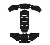 POIBNZ Forro Interior Casco Moto para Schuberth M1 Pro, Almohadilla de Repuesto Suave Transpirable y Lavable, Cuscino di Rivestimento Absorción de Impactos y Comodidad,A Black
