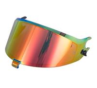 POIBNZ Visera de Casco para Shark Spartan GT/GT Pro/Spartan RS, Lentes de Parabrisas para Casco Protector Facial para Casco, Parabrisas de Lente de Casco Piezas de Repuesto,C Red Gold