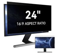 poids owis - Filtro de privacidad premium de 24 pulgadas, 16:9, protector de pantalla extraíble antiespía, antiluz azul y antimirada, compatible con la mayoría de monitores PC de 24 pulgadas