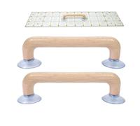 Poignée ergonomique : cette poignée de règle de quilting intègre une conception de poignés ergonomique, offrant une expérience artisanale agréable et confortable. La forme ergonomiquesminimise sensibl